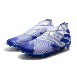 Adidas Nemeziz 19+ FG – Bílý Modrý