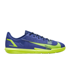 Nike Mercurial Vapor XIV Recharge Academy IC Dětské – Modrý Žlutá F474(shinei