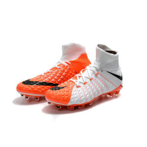 Nike Phantom Hypervenom 3 Elite DF FG – Bílý Oranžový