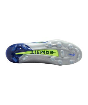 Nike Tiempo Legend IX Recharge Elite FG – Bílý Šedá Žlutá Modrý F075