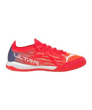 Puma ULTRA 1.3 Faster Football Pro Court – Červené Zelená Bílý F01(shinei