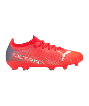 Puma ULTRA 2.3 Faster Football FGAG Dětské – Červené Bílý F01