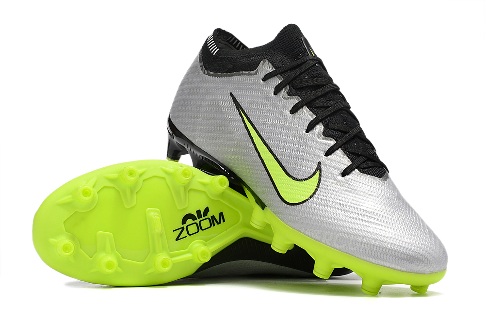 Kopačky Nike Zoom Vapor 15 Elite SE AG Stříbrný Zelená