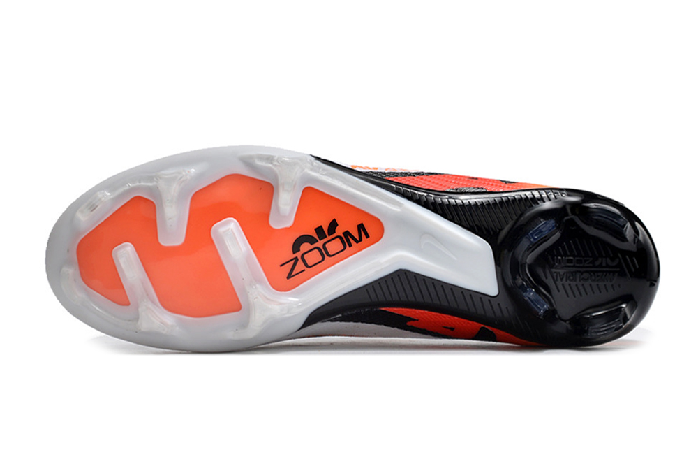 Kopačky Nike Air Zoom Mercurial Vapor XV Elite FG Dětské Černá oranžová