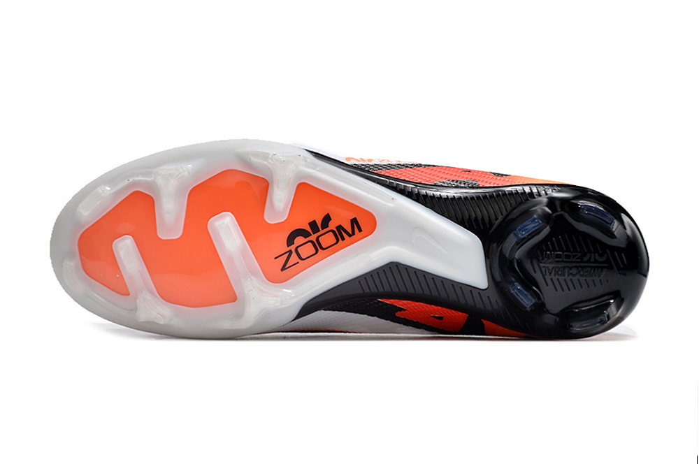 Kopačky Nike Air Zoom Mercurial Superfly IX Elite FG Dětské Bílá Oranžová