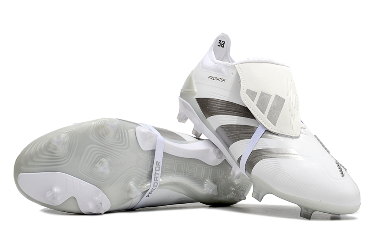 Kopačky Adidas Predator Accuracy+ FG Bílý Stříbrný