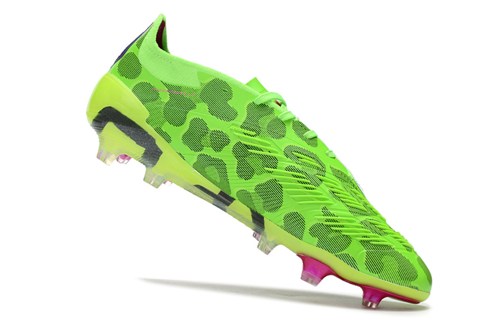 Kopačky Adidas Predator Elite Tongue FG Zelená Fialová