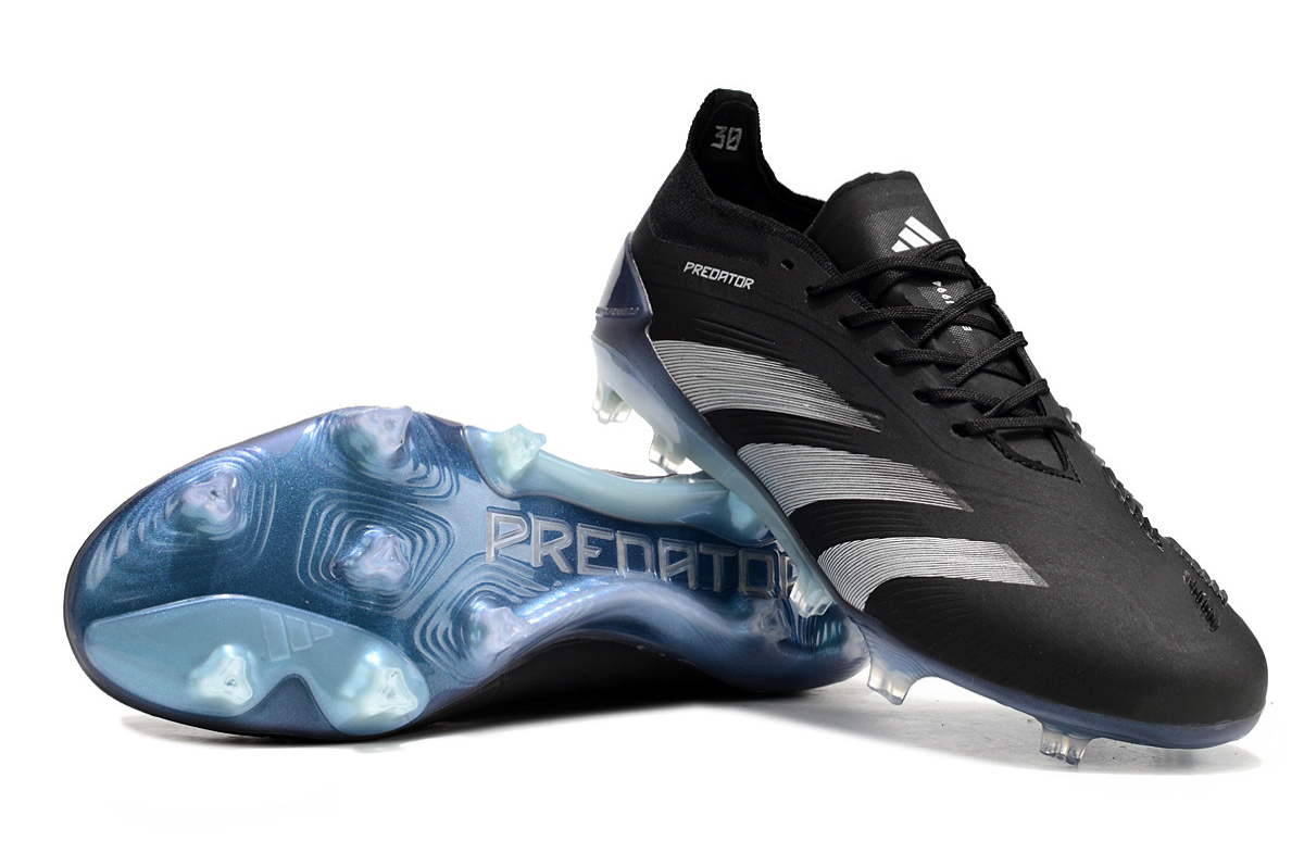 Kopačky Adidas Predator Accuracy+ FG Černá Stříbrný Modrý