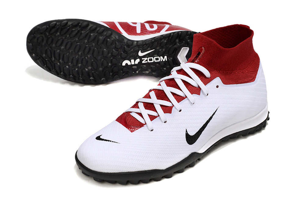 Kopačky Nike Air Zoom Mercurial Superfly IX Elite TF Bílá Červená
